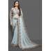 SKY BLUE BOLLYWOOD DESI STYLE SAREE SKY BLUE BOLLYWOOD DESI STYLE SAREE