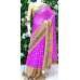 MAGENTA AND GOLD EMBROIDERED WEDDING SAREE MAGENTA AND GOLD EMBROIDERED WEDDING SAREE