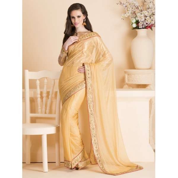 Gold Designer Saree