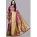 ROSE PINK & GOLD BANARASI TRADITIONAL READYMADE SAREE