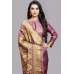 ROSE PINK & GOLD BANARASI TRADITIONAL READYMADE SAREE