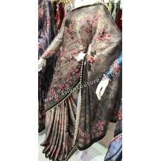 LUXURIOUS NEW INDIAN DESIGNER SATIN SAREE LUXURIOUS NEW INDIAN DESIGNER SATIN SAREE