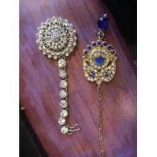 Royal Wedding Jewelry Kundan Mathapatti/Maang Tikka Bindiya 