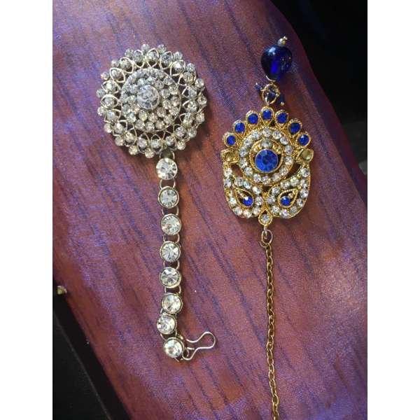 Royal Wedding Jewelry Kundan Mathapatti/Maang Tikka Bindiya 
