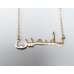 Yasmeen Arabic Nameplate Gold-Plated Stainless Steel Necklace