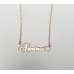 Amina Golden Nameplate Necklace