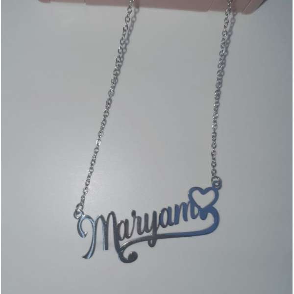 Maryam Personalized Stainless Steel Nameplate Necklace
