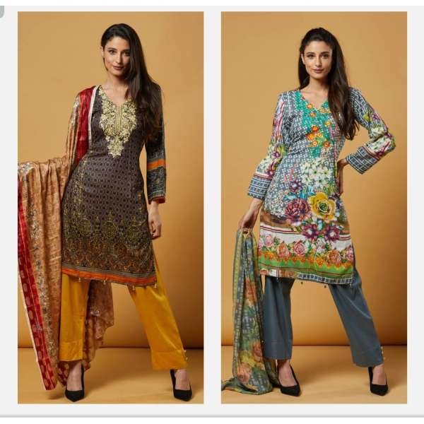 GOLD OR GREY SALWAR SUITS