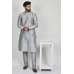 Silver Grey Indian Men's Eid Kurta Pajama