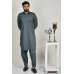 Dark Grey Men Kurta Shalwar Suit