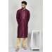 Maroon Indian Men Ethnic Festive Kurta Pajama