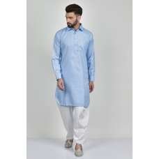 Sky blue & White Pakistani Gents Shalwar Kameez Sky blue & White Pakistani Gents Shalwar Kameez