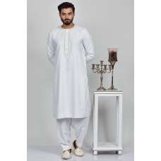 White Ready To Wear Men's Kurta Pakistani Shalwar White Ready To Wear Men's Kurta Pakistani Shalwar