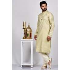 Pista Green Kurta Pajama Ethnic Mens Wedding Wear