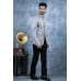 Steel Grey Mens Ethnic Bandgala Contemporary Style Steel Grey Mens Ethnic Bandgala Contemporary Style