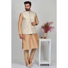 Indian Mens Jammawar Waistcoat