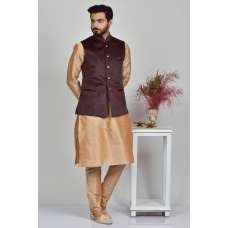 Brown Formal Waistcoat For Men