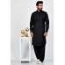 Black Indian Mens Kurta Shalwar Set Black Indian Mens Kurta Shalwar Set