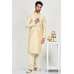 Light Gold Traditional Mens Kurta Pajama