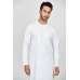 White Embroidered Kurta Pakistani Mens Festive Suit