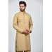 Dark Fawn Pakistani Designer Men Kurta Set