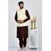 Cream Jammawar Waistcoat Mens Fancy Attire