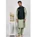 Dark Green Fancy Pakistani Mens Waistcoat