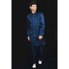 Blue Prince Coat Suit In Indian Designer Kurta Menswear  