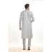 WHITE PRINTED PAKISTANI VINTAGE STYLE KURTA PYJAMA WHITE PRINTED PAKISTANI VINTAGE STYLE KURTA PYJAMA