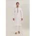 WHITE PRINTED PAKISTANI VINTAGE STYLE KURTA PYJAMA WHITE PRINTED PAKISTANI VINTAGE STYLE KURTA PYJAMA