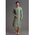 GREEN AND BEIGE PUNJABI MENSWEAR KURTA AND CHURIDAR SUIT
