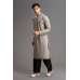 GREY AND BLACK DESIGNER PAKISTANI MENS DRESS