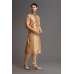 RICH GOLD EMBROIDERED KURTA PAJAMA DRESS FOR GROOM