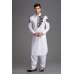 WHITE COMFORTABLE AND STYLISH PAKISTANI EID KURTA SALWAR 