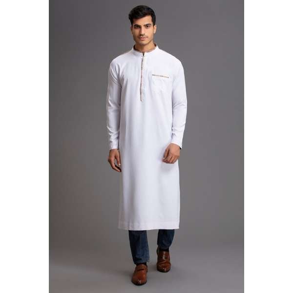WHITE MENS EID-AL-FITR JUBBA