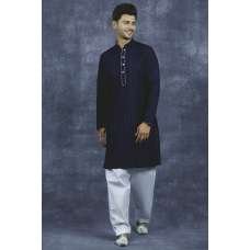 Blue Kurta Indian Shalwar Menswear Suit