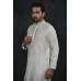 Off White Indian Mens Kurta Pajama Suit