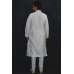 Off White Indian Mens Kurta Pajama Suit