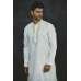 Cream Kurta Embroidered Indian Pajama Suit