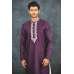 Purple Indian Kurta Festive Menswear Suit