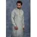 Grey Cream Designer Mens Kurta Pajama Set