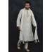 Off White Indian Wedding Kurta Pajama Suit Men's Ethnic Dress