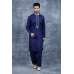 Navy Blue Formal Kurta Shalwar Set