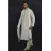 Off White Indian Wedding Kurta Pajama Suit Men's Ethnic Dress