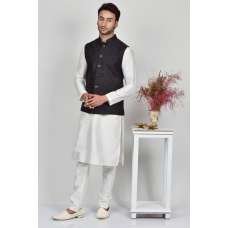 Black Designer Waistcoat Mens Formal jacket