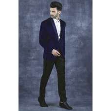 Navy Blue Men's Blazer Wedding Function Coat