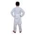 Off White Embroidered Band Collar Kurta Set for Boys