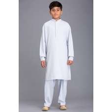 LIGHT GREY INDIAN EID BOYS SHALWAR SUIT