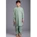 OLIVE GREEN BANGALI YOUNG BOYS SHALWAR KAMEEZ SUIT