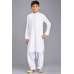 WHITE PAKISTANI DESIGNER BOYS WEAR SHALWAR KAMEEZ